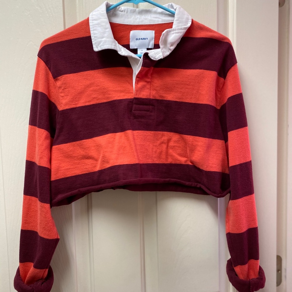 Cropped old navy polo